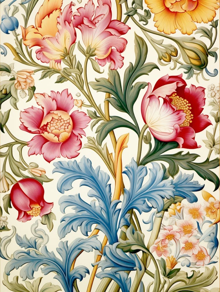 Victorian Floral Wallpaper 12