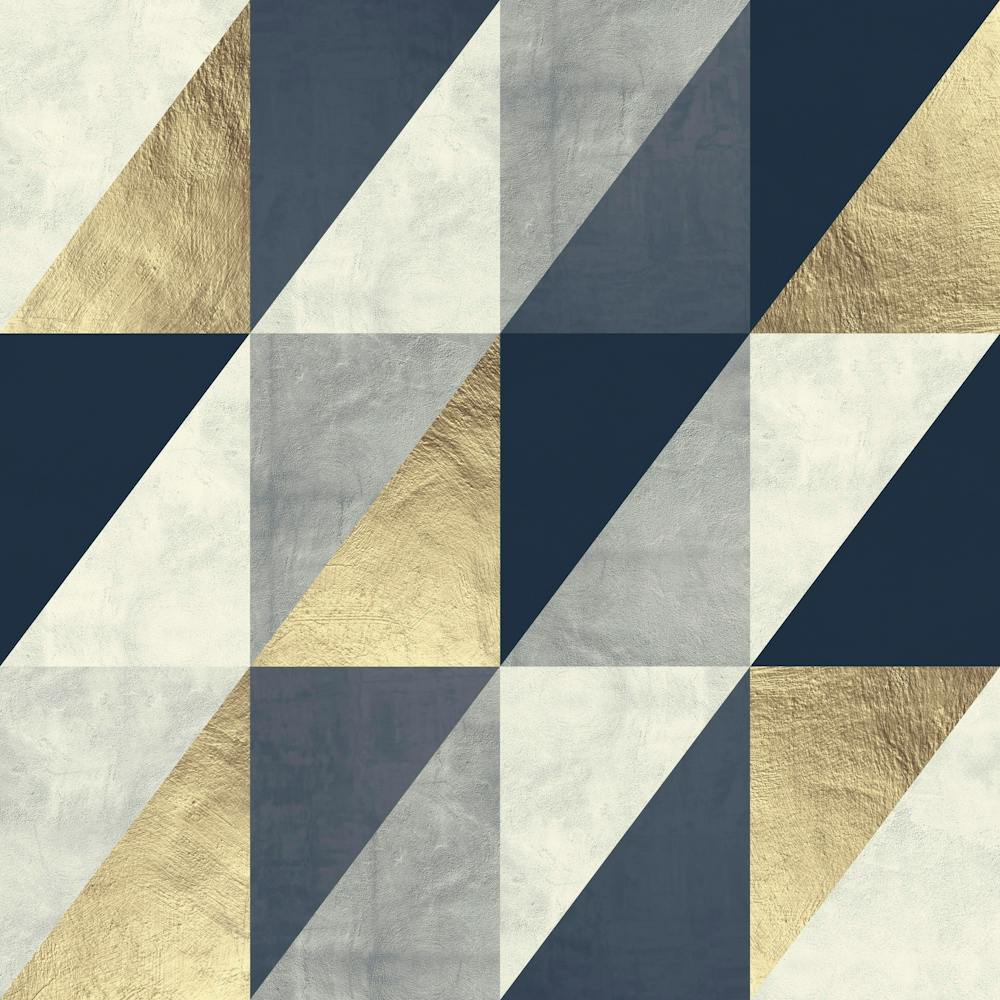 Gray and gold geometry 2 1
