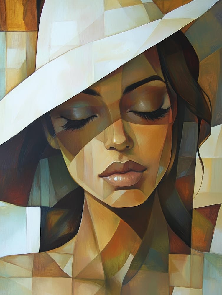 Woman In White Hat 5