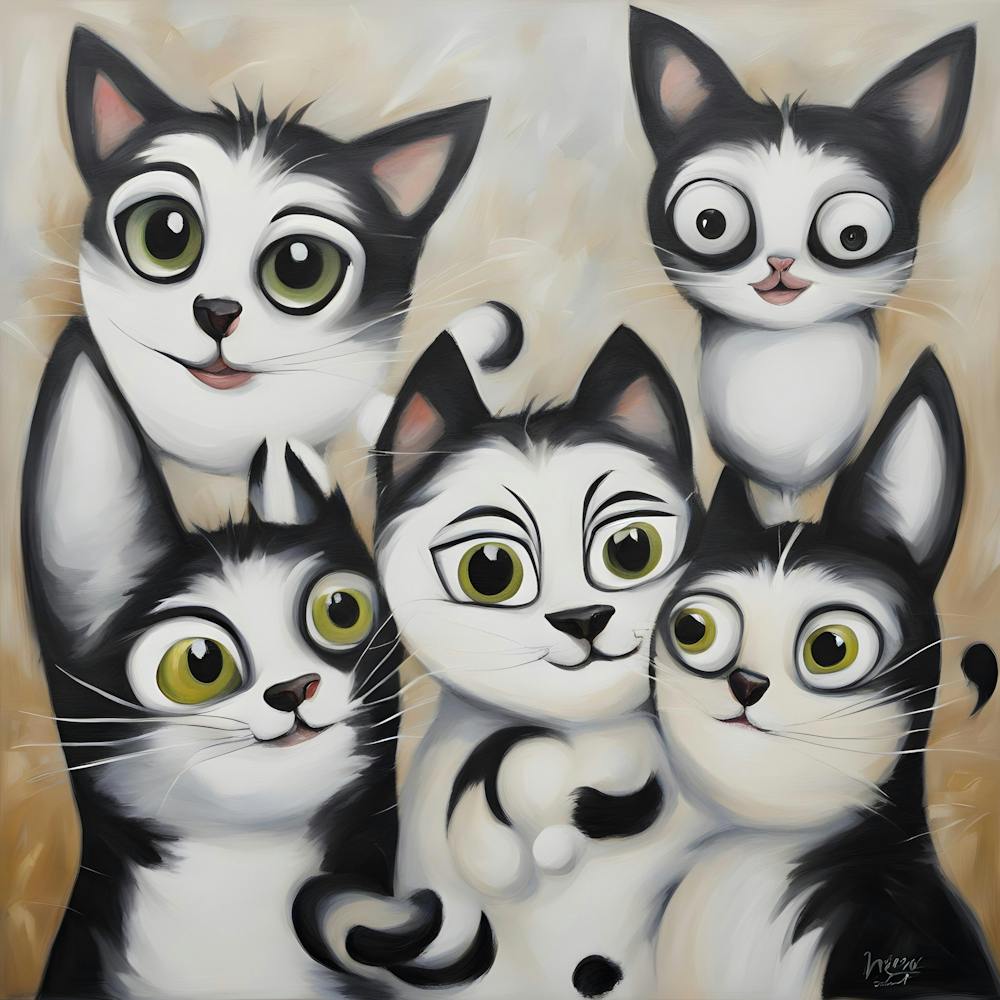 Family Of Cats 1