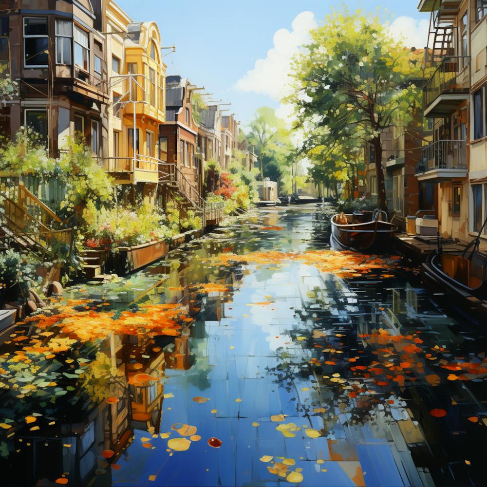 Aqua Aesthetics Summer Splendor Over Amsterdam