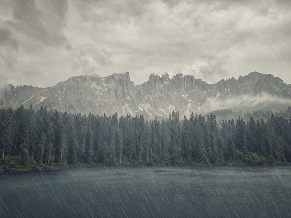 Rain In The Dolomites