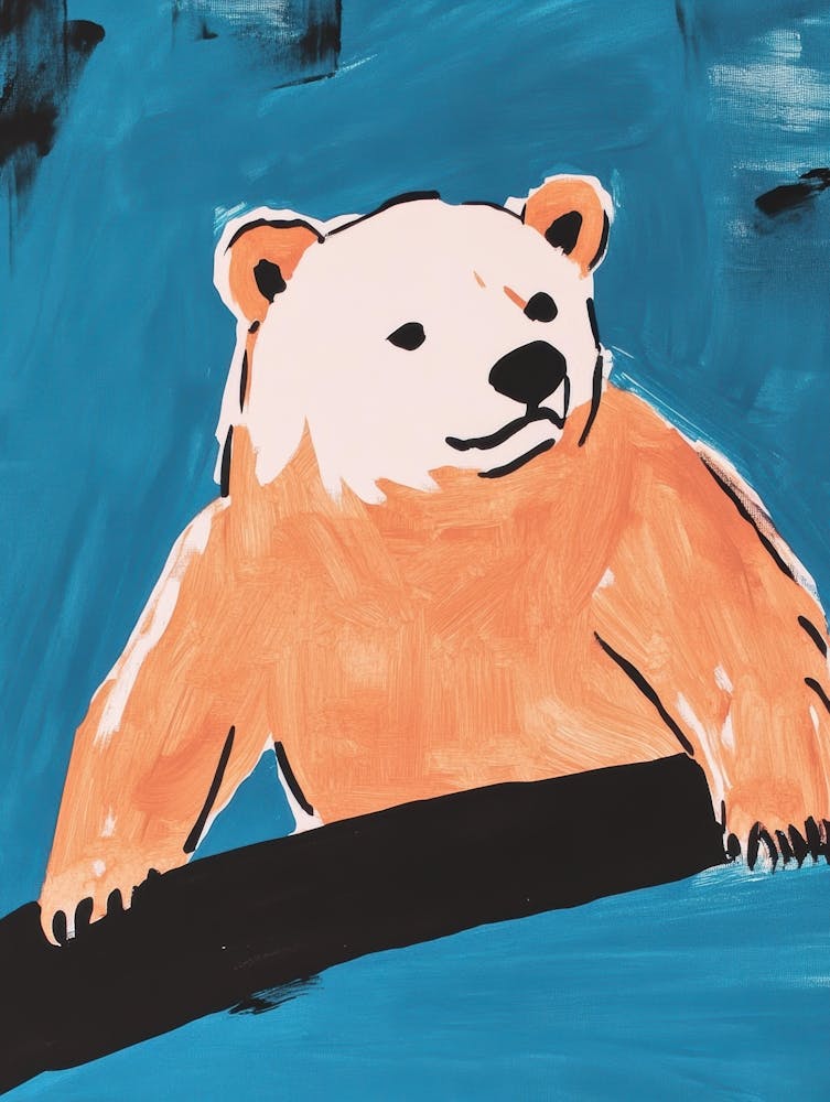 Bear On A Branch