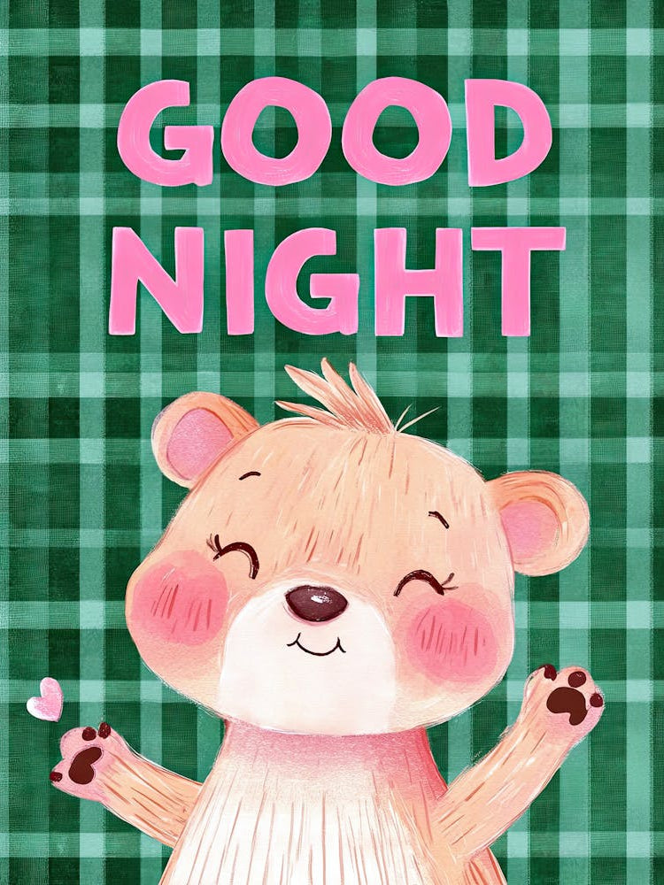 Peaceful Paws Good Night Children S Prints & Kids Posters