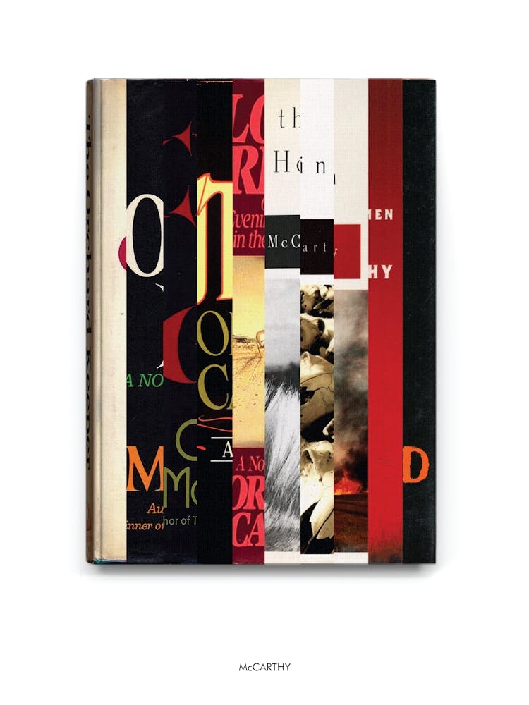 Cormac McCarthy - Book Lover Abstract Print -First Edition Covers