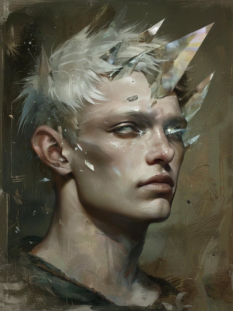 Man With Spikes On His Head