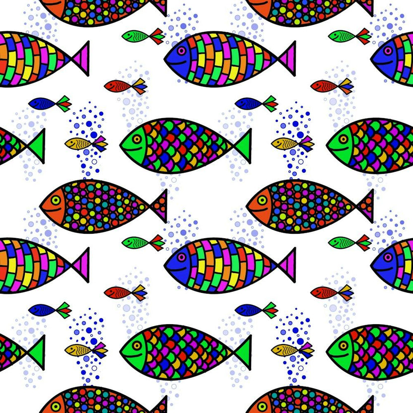 Fish Abstract Colorful