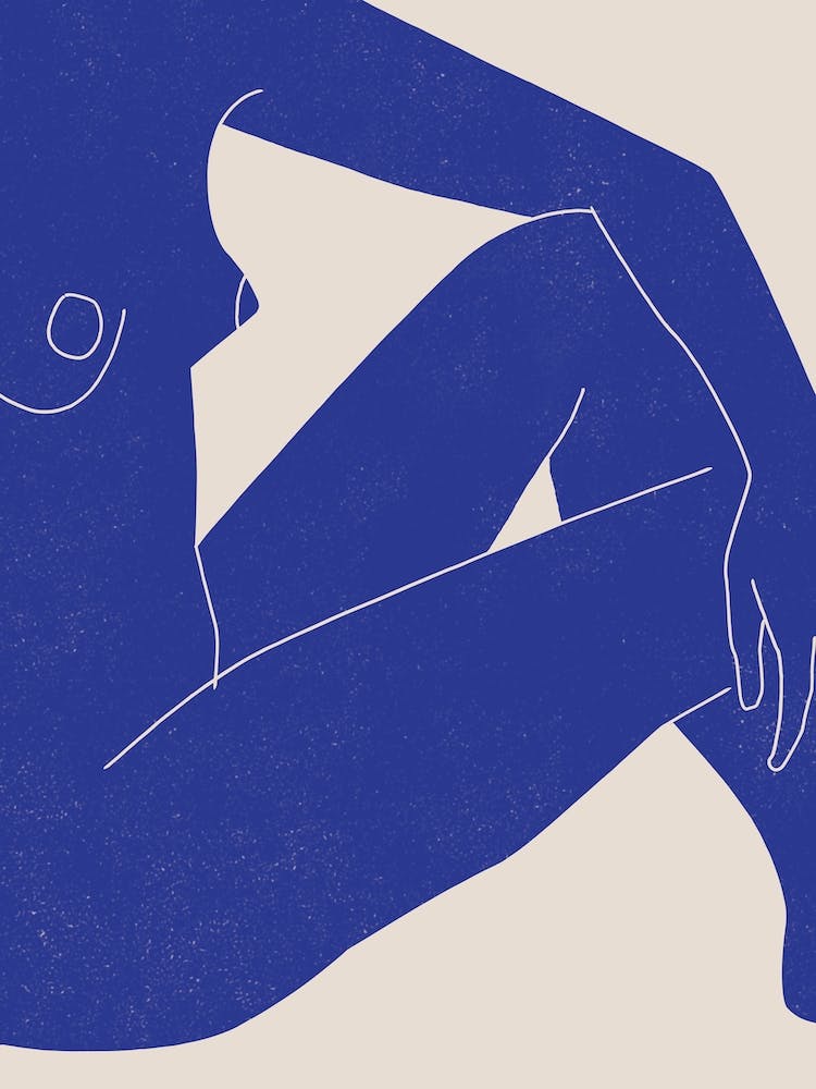 Nude Study Blue 1