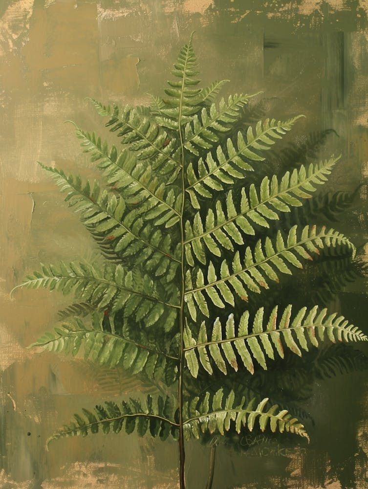 Button Fern Painting 2