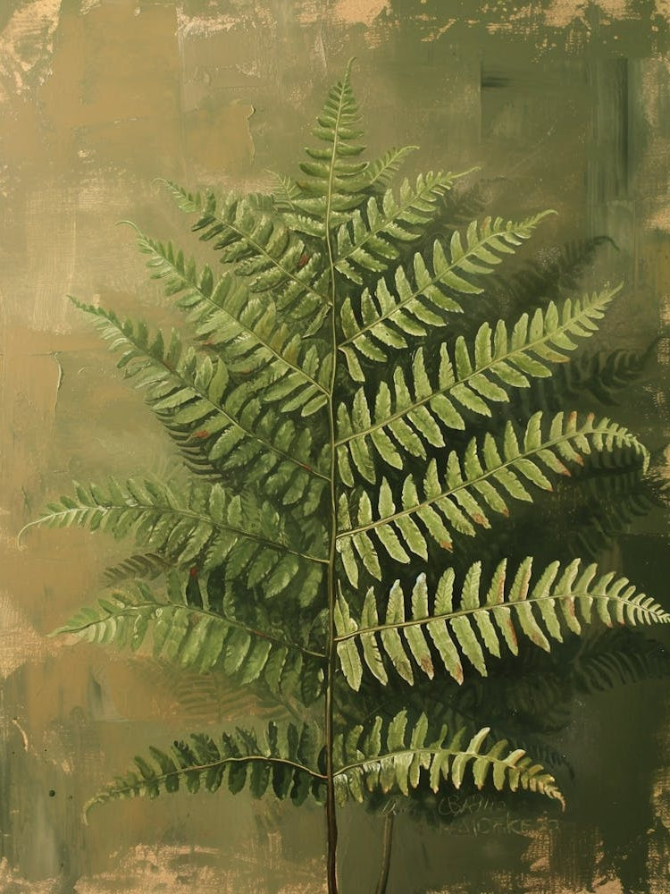 Button Fern Painting 2