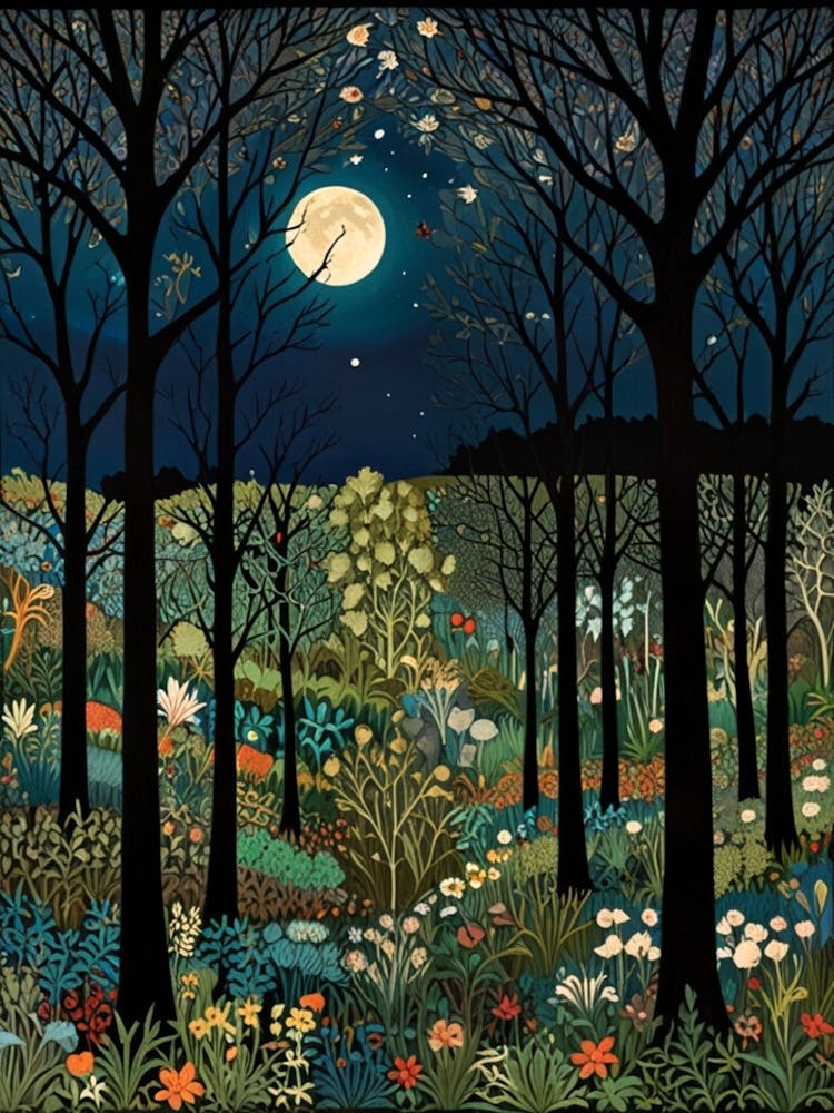 William Morris Night In The Woods 41