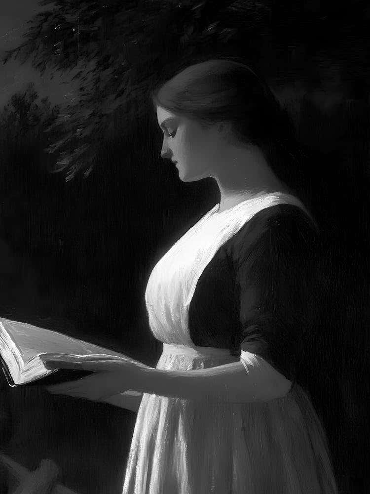 Woman Reading A Book 2