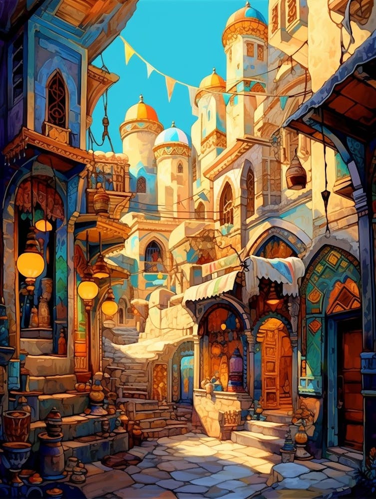 Grand Bazaar Kapal Pixel Art 11