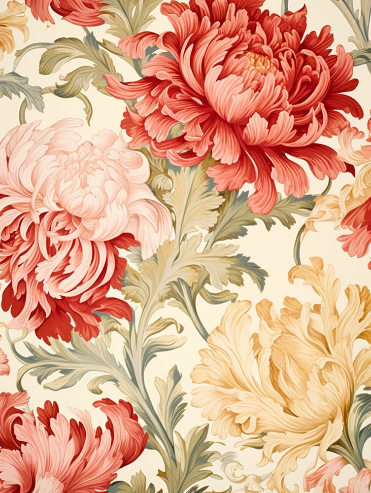 Motif de Papier Peint Floral 22