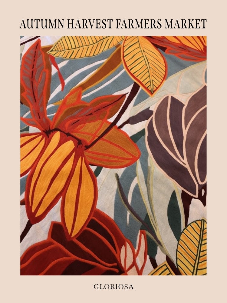 Fall Botanicals Gloriosa Poster