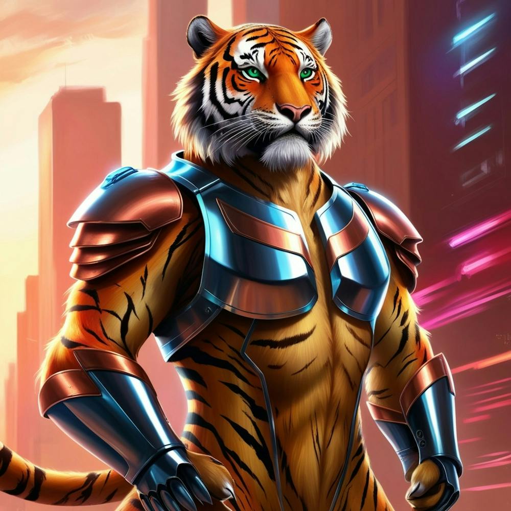 Futuristic Tiger