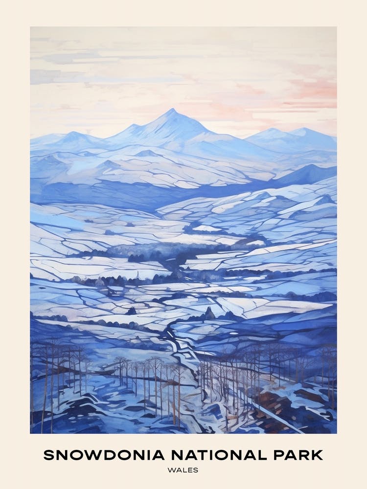 Snowdonia National Park Wales 4 Poster
