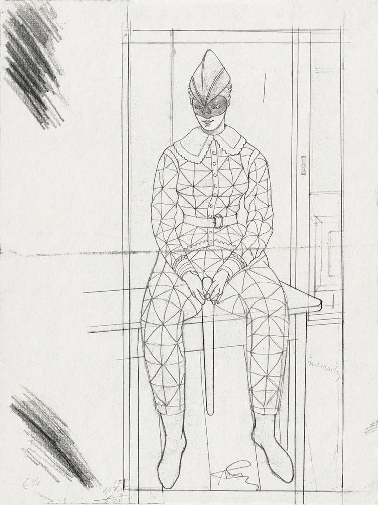 Harlequin (c.1899), Samuel Jessurun