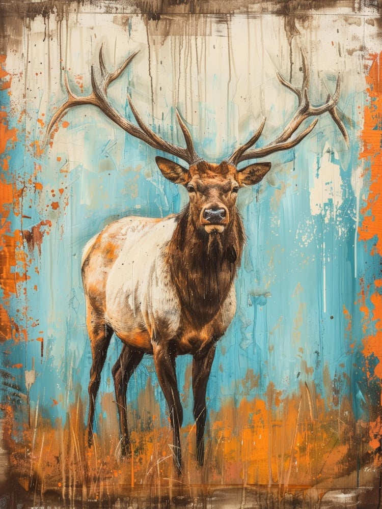 Elk Canvas Print 4