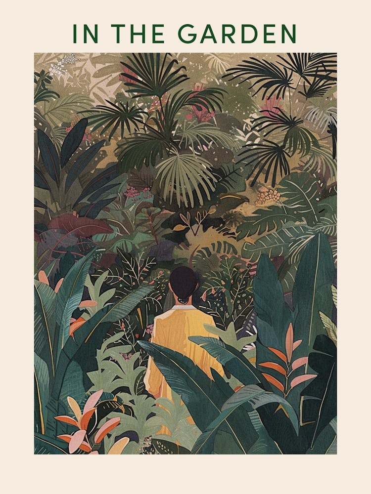 In The Garden Poster Green 13