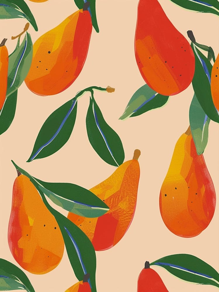 Tropical Fruit Pattern Illustration 6