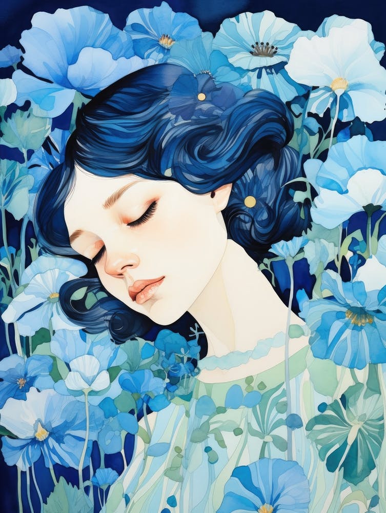 Blue Poppies 9