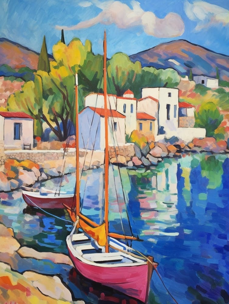 Bodrum Turquie 1 Peinture Fauviste
