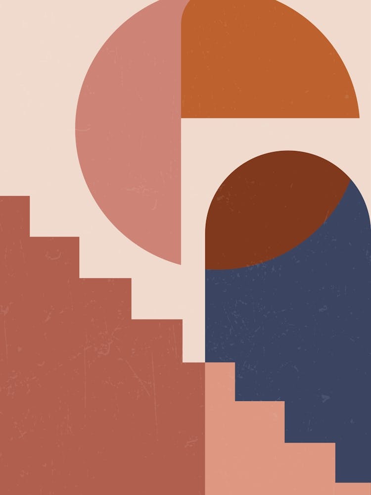 Bohemian Moroccan Staircase Print 10