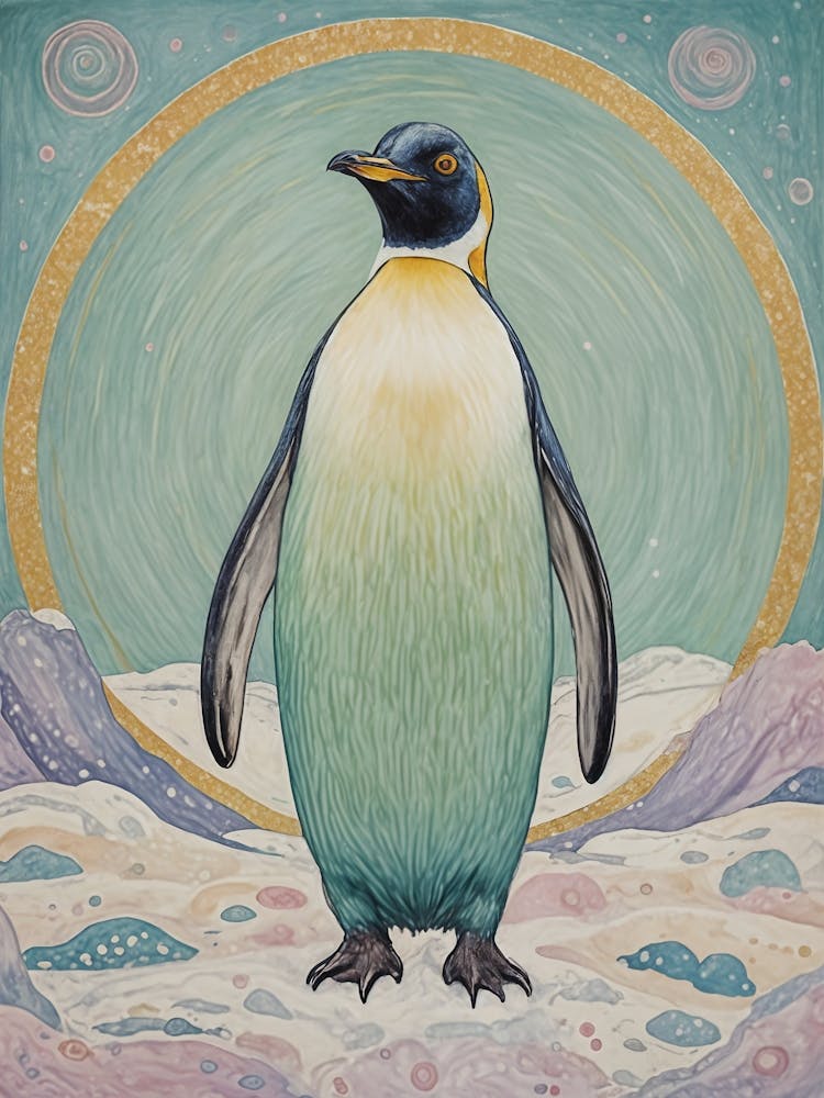 Penguin In The Snow no2