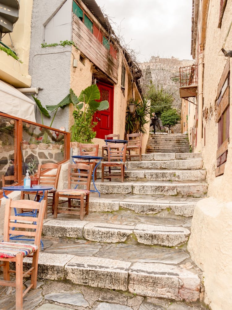 Greek Tavern In The Plaka Of Athens