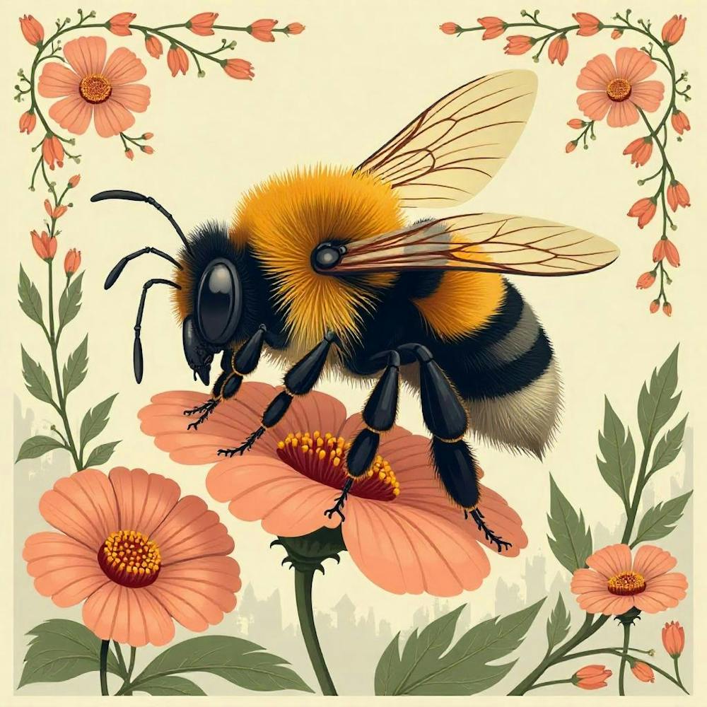 William Morris Bee Vintage (15)