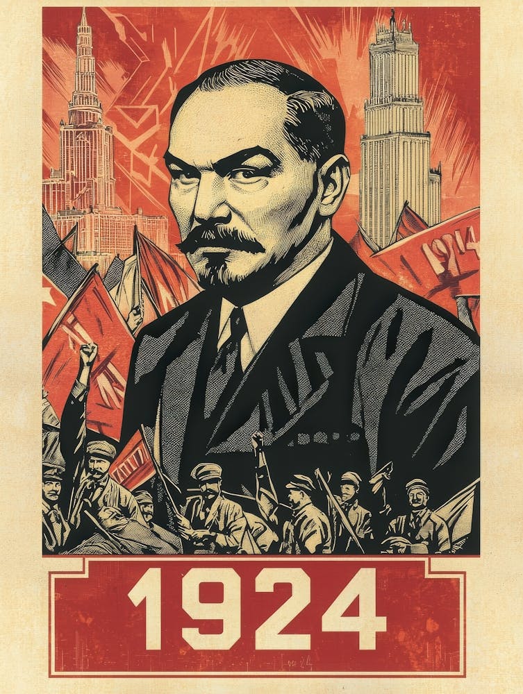 Aihrgdesign A Vintage Propaganda Poster Marking The Death Of 8