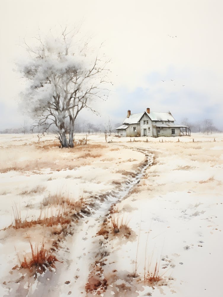 Winter Farmhouse 8