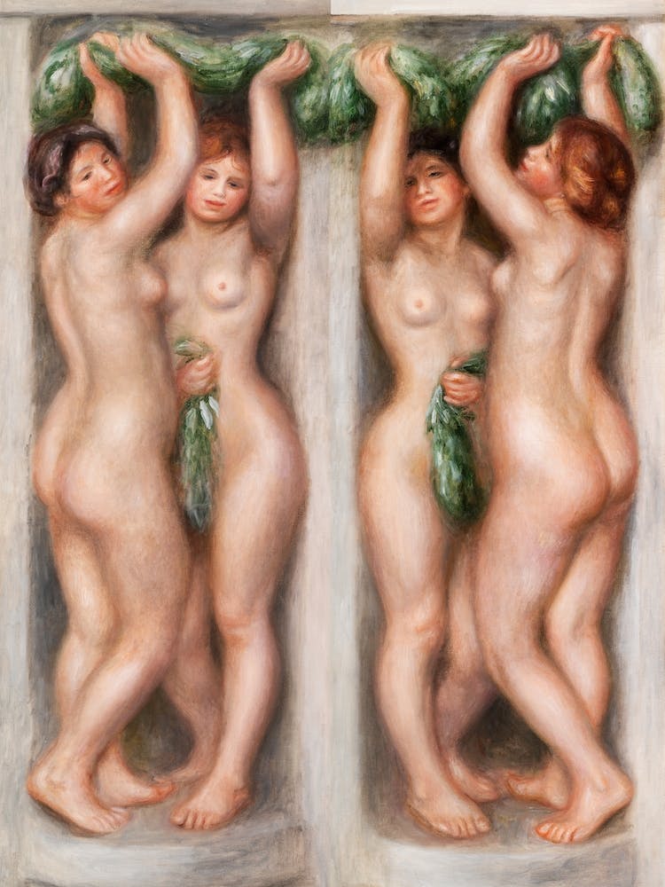 Caryatids, Pierre Auguste Renoir