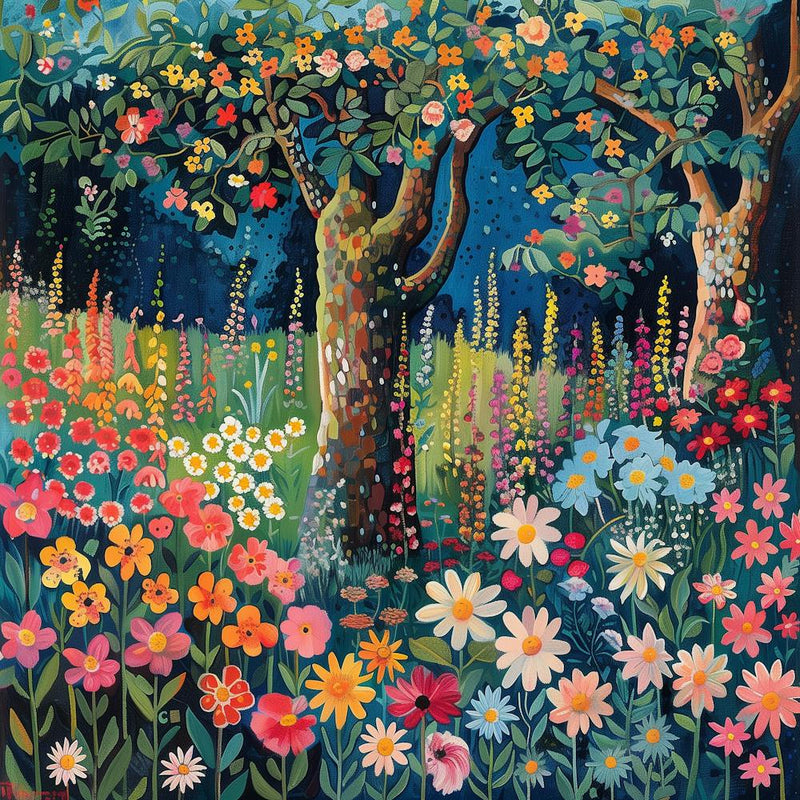 William Morris Bright Spring Flowers Garden