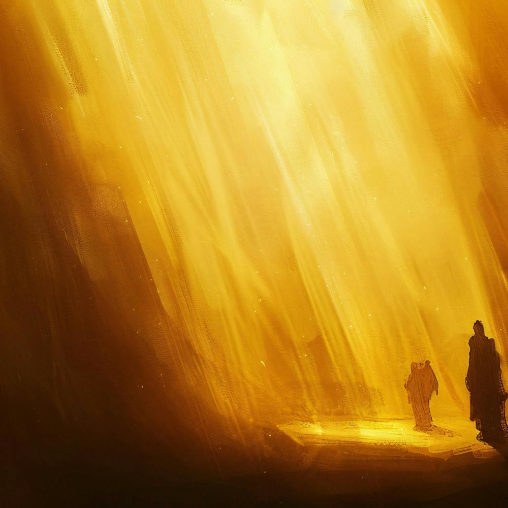 Golden Light In The Sky