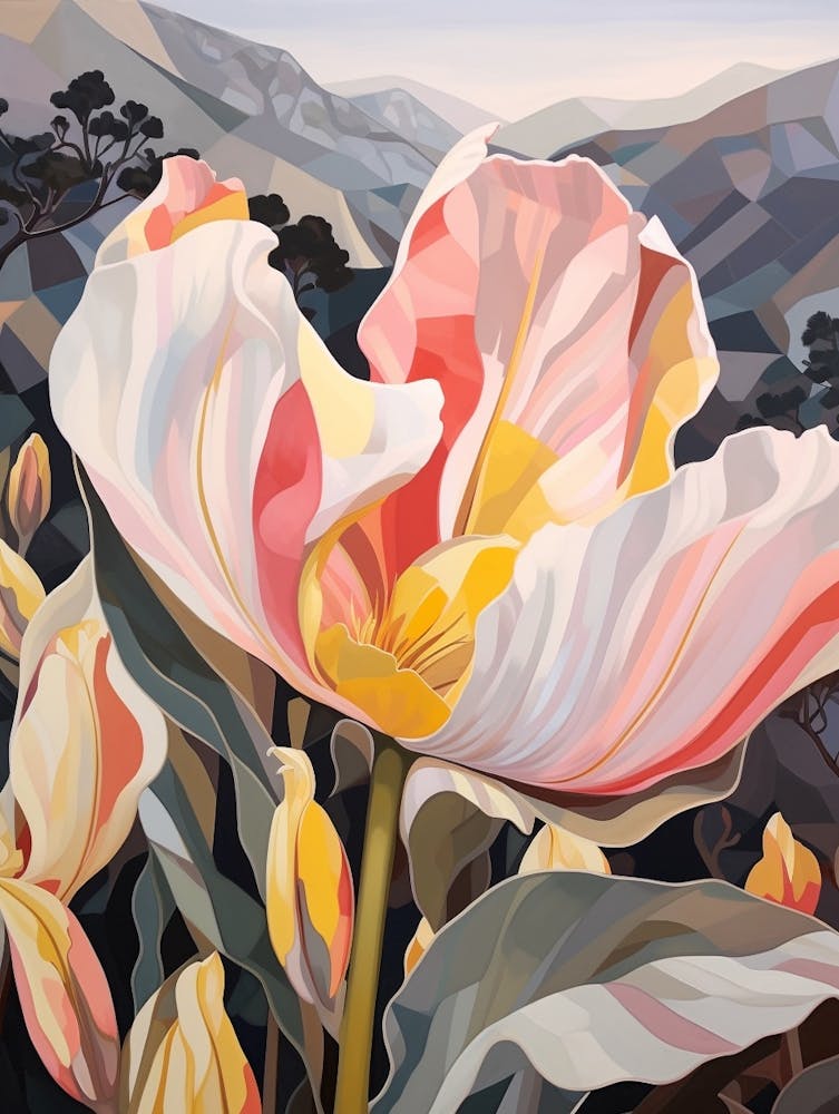 Tulip 1 Flower Painting