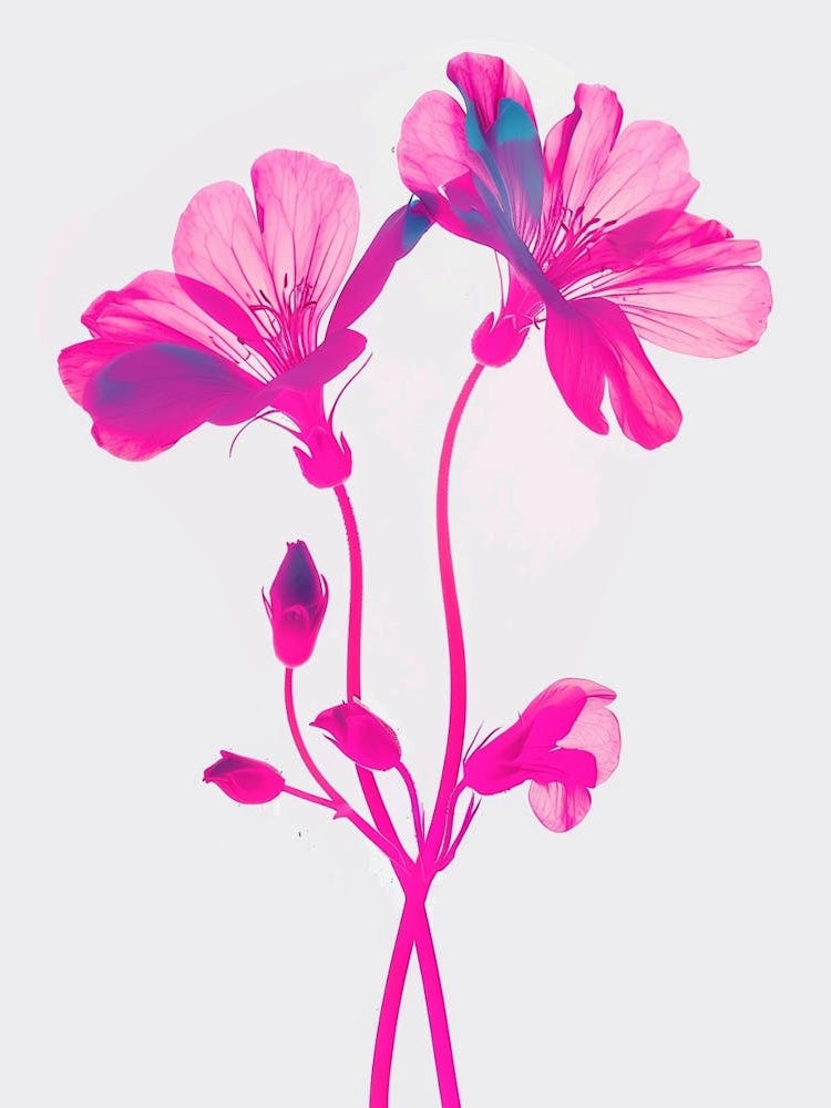 Hot Pink Geranium 1