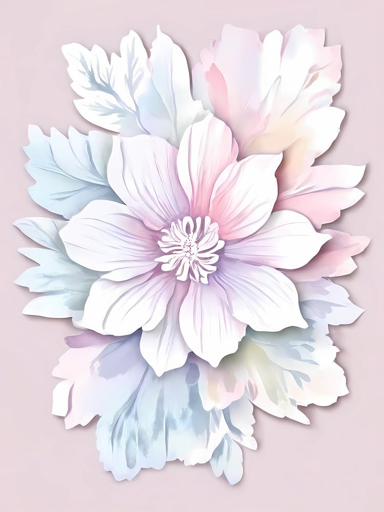 Aquarellblume 4