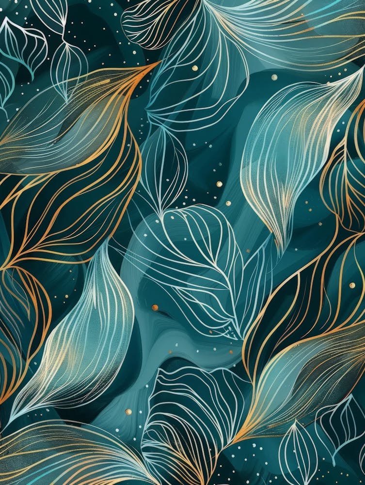 Abstract Leaves Pattern 2