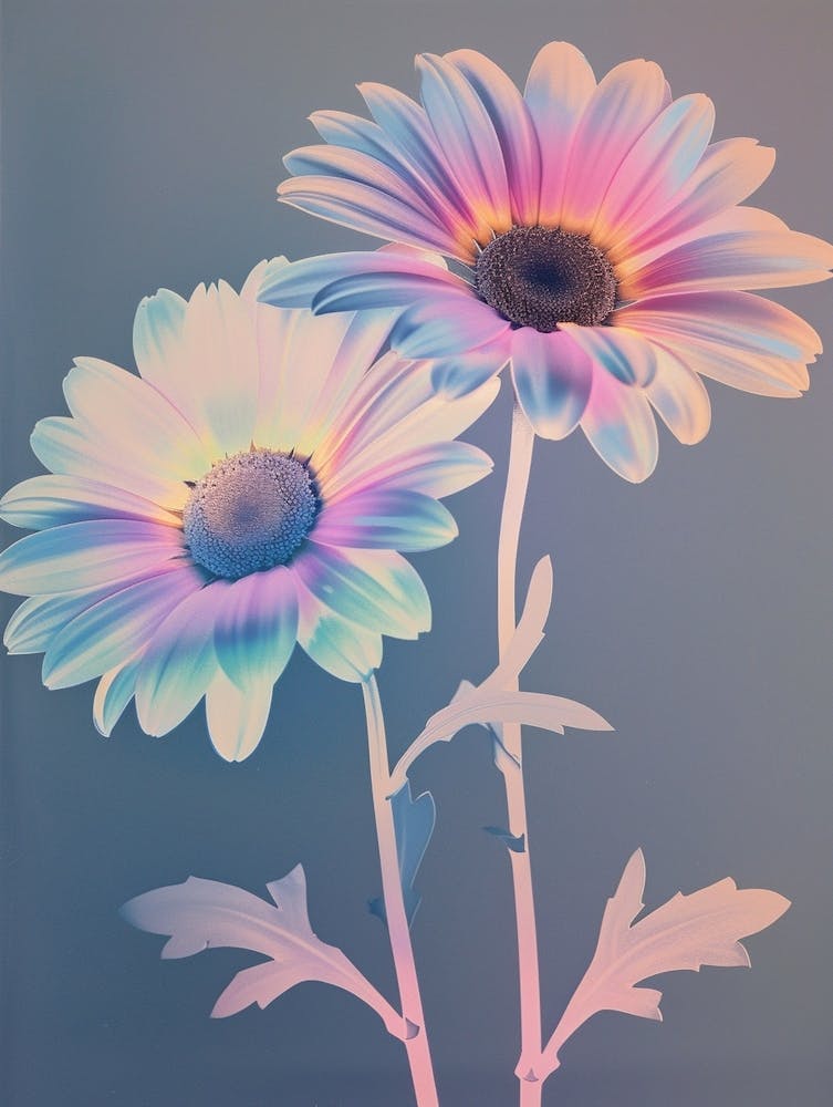 Iridescent Flower Oxeye Daisy 1