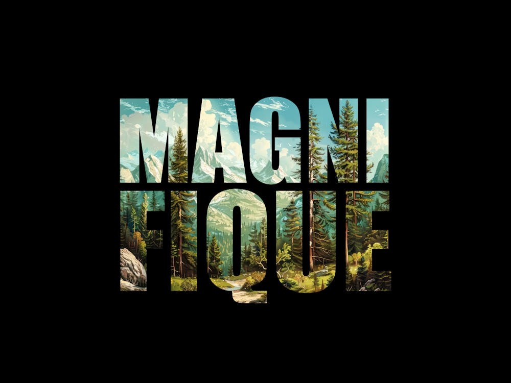 Magnifique Poster Retro Mountains 5