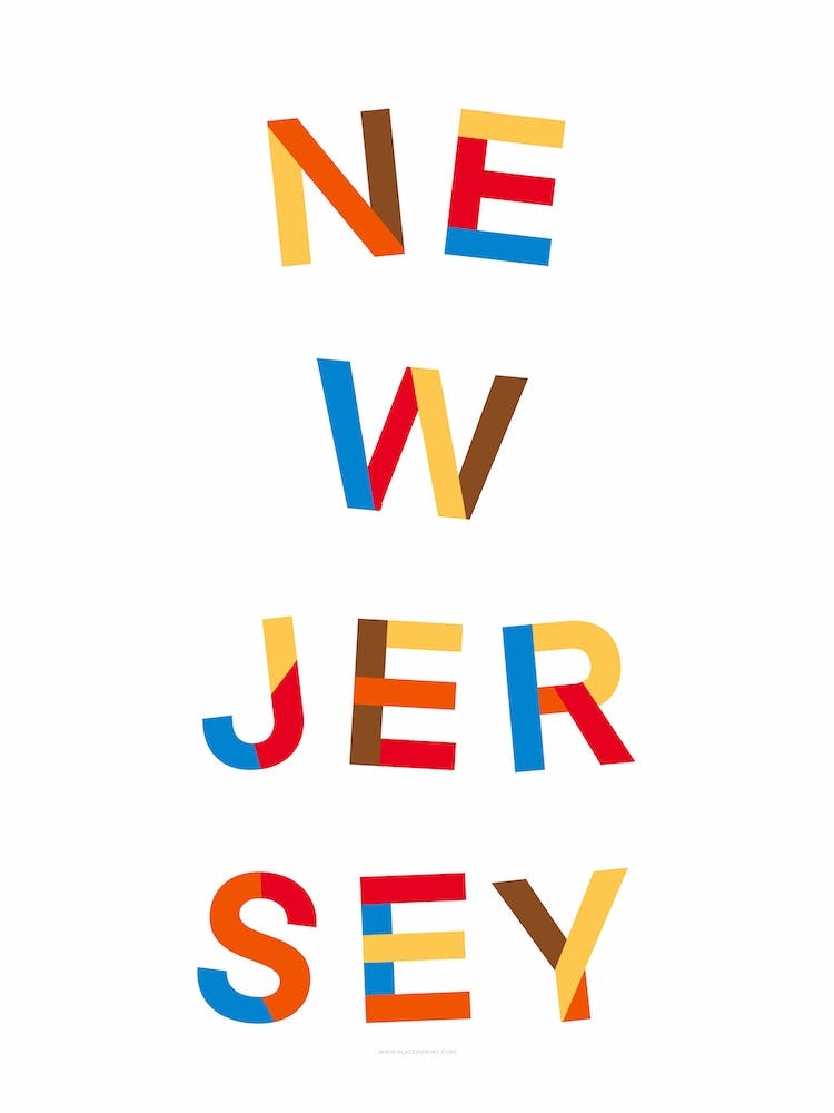 New Jersey State Flag Colours