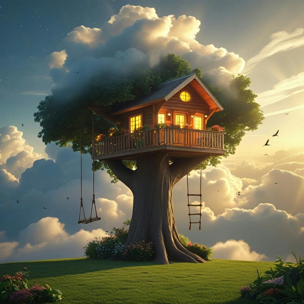 Tree House In The Clouds 1