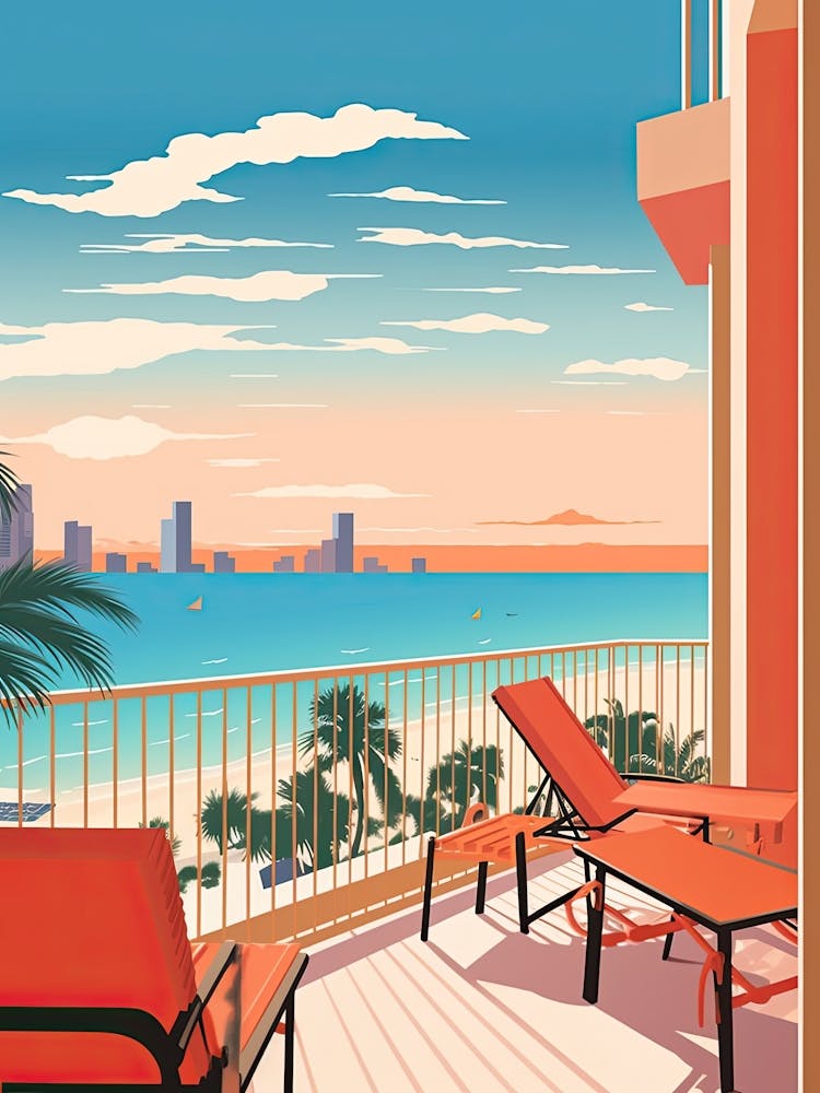 Cancun, Mexico, Graphic Illustration 3