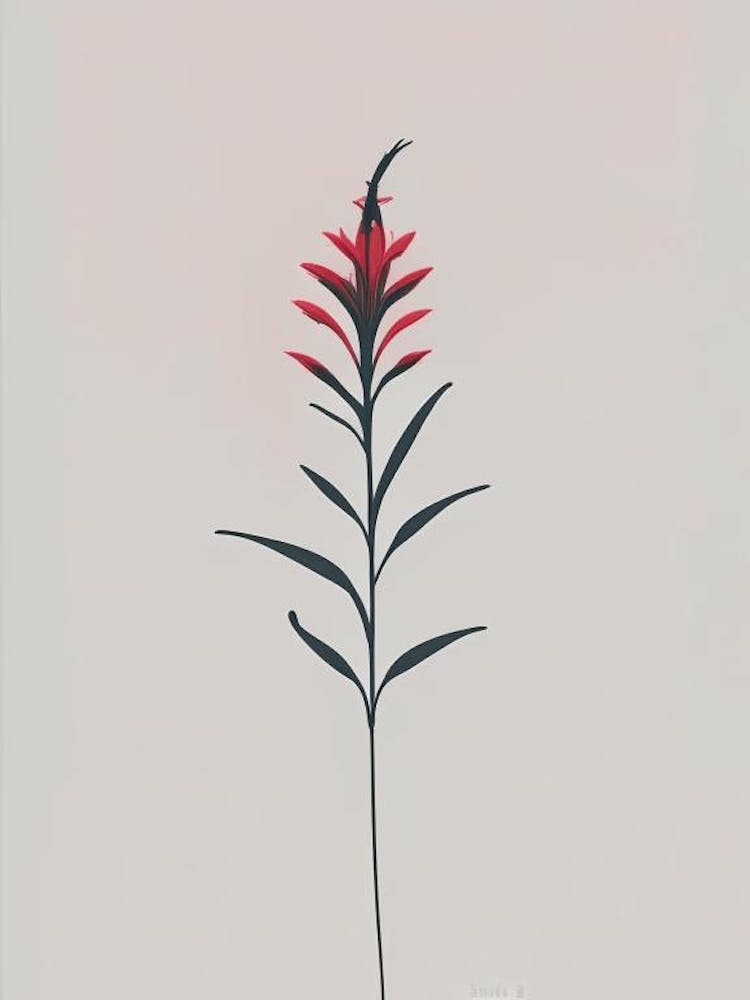 Cardinal Flower Wildflower Simplicity