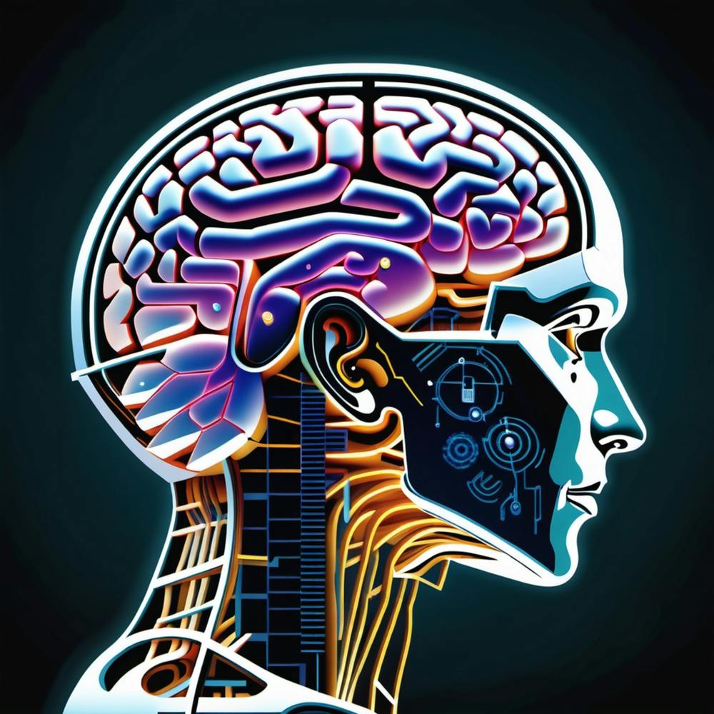 Human Brain With Artificial Intelligence 12