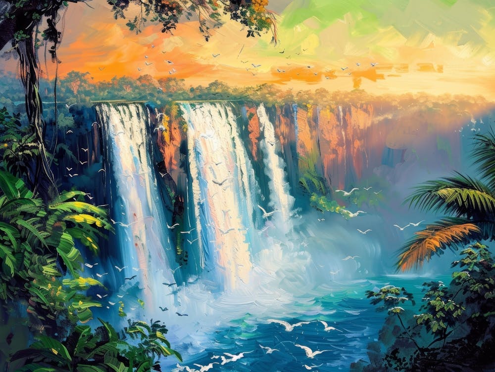 Waterfall In The Jungle 1