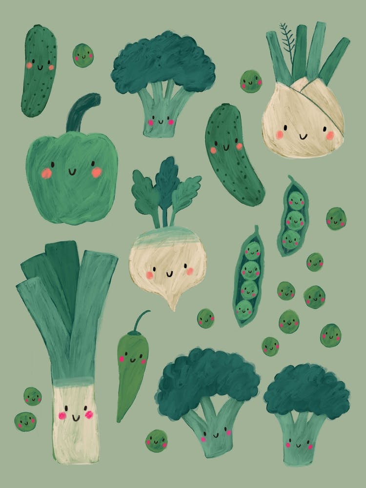 Happy Veg Eat Your Greens