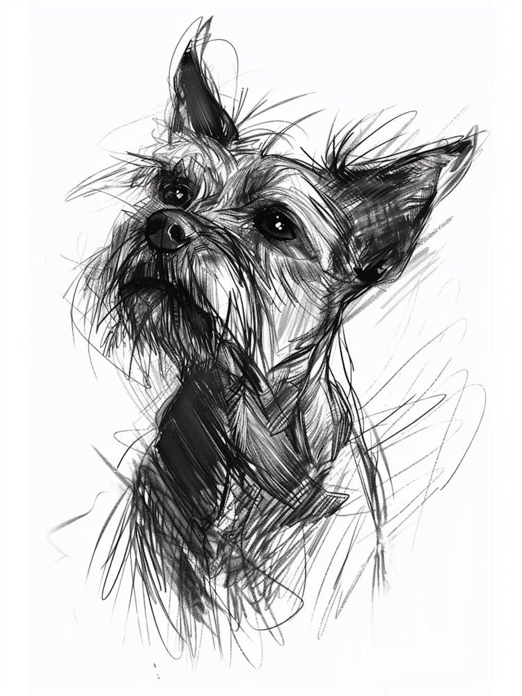 Terrier Black Charcoal Line